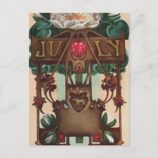 Cartão Postal Julho - Leo