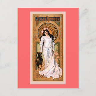 Cartão Postal Julia Arthur Poster vintage