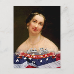 Cartão Postal Julia Tyler, Primeira-dama dos EUA