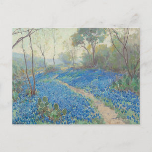 Cartão Postal Julian Onderdonk - Uma encosta do Bluebonnets