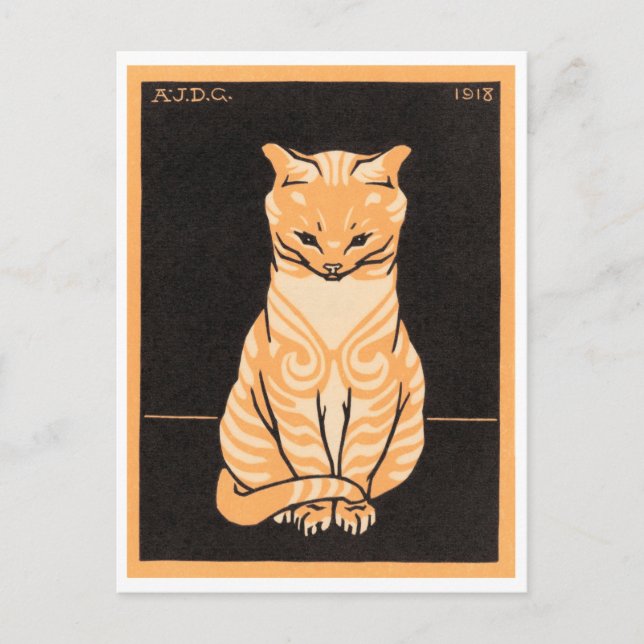 Cartão Postal Julie de Graag (Frente)