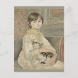 Cartão Postal Julie Manet por Pierre-Auguste Renoir