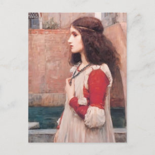 Cartão Postal Julieta por John William Waterhouse
