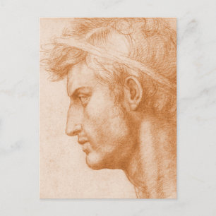 Cartão Postal Julius Caesar por Andrea del Sarto