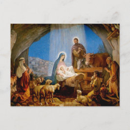 Cartão Postal Julkort, stallet i Betlehem