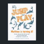 Cartão Postal Jump Play Dolphin Park Kids Party Orange Birday<br><div class="desc">Personalize o seu incrível Jump and Play Dolphin Park Trampoline Kids Party Orange Birthday Convite com o nome/idade do seu filho e família e amigos surpresa! Esta é uma opção de orçamento para este design, impresso em um cartão-postal. Se precisar de ajuda, sinta-se livre para nos alcançar, e nós o...</div>