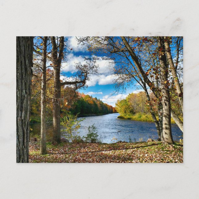 Cartão Postal Jump River, Wisconsin (Frente)