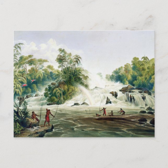 Cartão Postal Junção do Kundanama com o Paramu, 'de V (Frente)