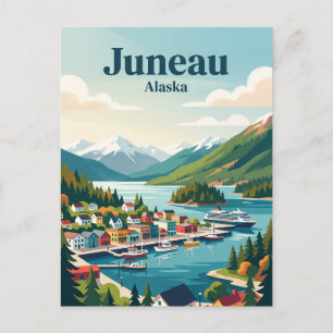 Cartão Postal Juneau Alasca