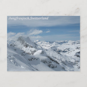 Cartão Postal Jungfraujoch,Cartão postal de Suiça