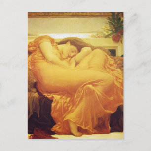Cartão Postal Junho flamejante de Frederic Leighton