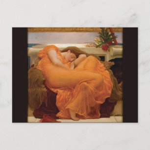 Cartão Postal Junho flamejante de Frederic Leighton