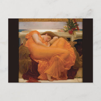 Cartão Postal Junho flamejante de Frederic Leighton