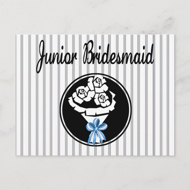Cartão Postal Junior Bridesmaid (Frente)