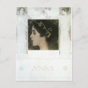 Cartão Postal Junius por Gustav Klimt