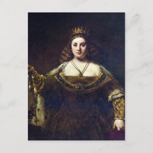 Cartão Postal Juno por Rembrandt Harmenszoon van Rijn