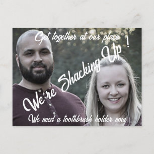 Cartão Postal Juntando comemorações engraçadas juntem-se