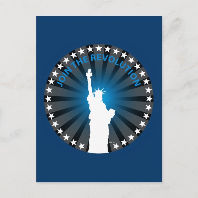 Cartão Postal Junte-se à revolução (Frente)