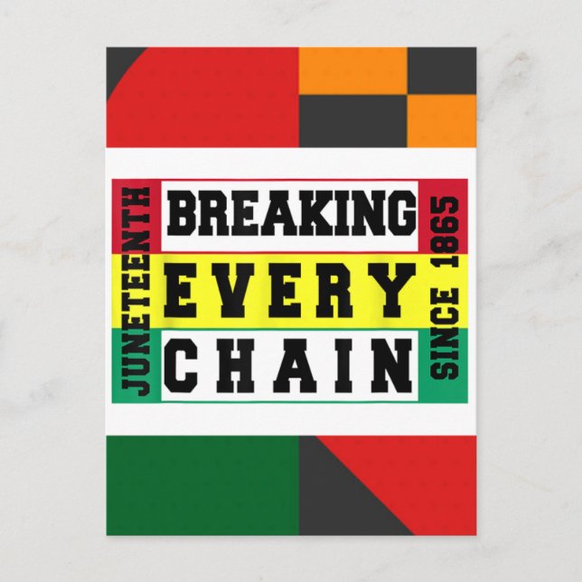 Cartão Postal Juntede 19 de junho de 1865 rainhas negras melanin (Frente)