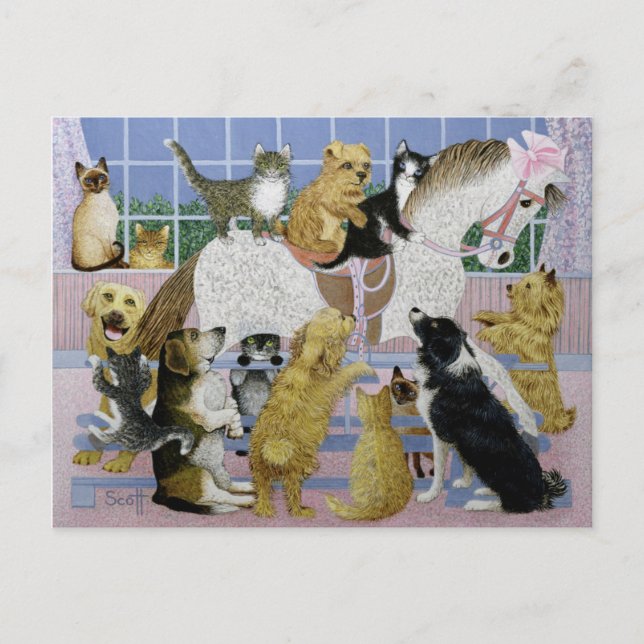 Cartão Postal Junto para a corrida (Frente)