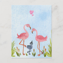 Cartão Postal Juntos, fazemos uma família