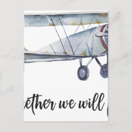 Cartão Postal Juntos voaremos