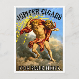 Cartão Postal Jupiter Cigars, 1868