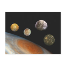 Júpiter e Quatro Luas Satélites Galileanos