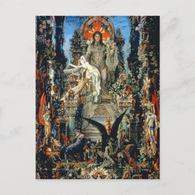 Cartão Postal Jupiter e Semele, 1894-95 (óleo em canvas) (Frente)