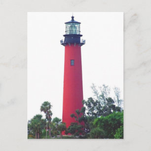 CARTÃO POSTAL JUPITER INLET LIGHT POSTCARD