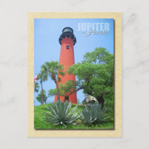 Cartão Postal Jupiter Inlet Lighthouse & Museum, Flórida