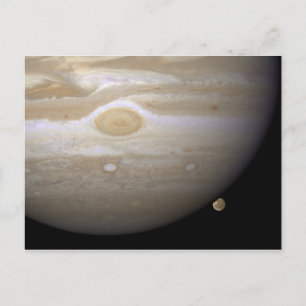 Cartão Postal Jupiter occults Ganymede