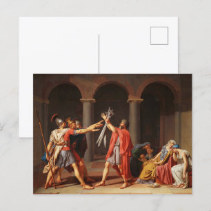 Cartão Postal Juramento do Horácio por Jacques-Louis David