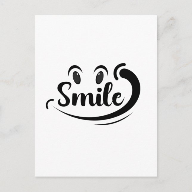 Cartão Postal Just Smile Keep Smiling Smile More Stay Smiling A  (Frente)