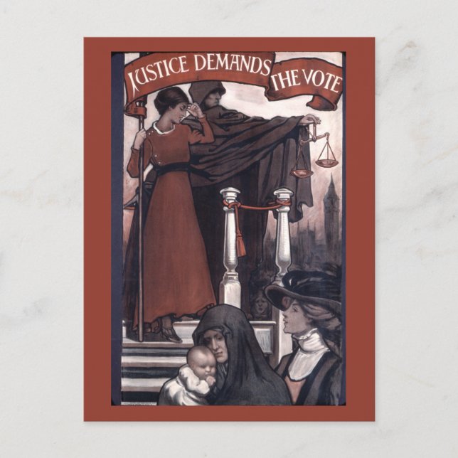 Cartão Postal Justiça exige Vpte (Frente)