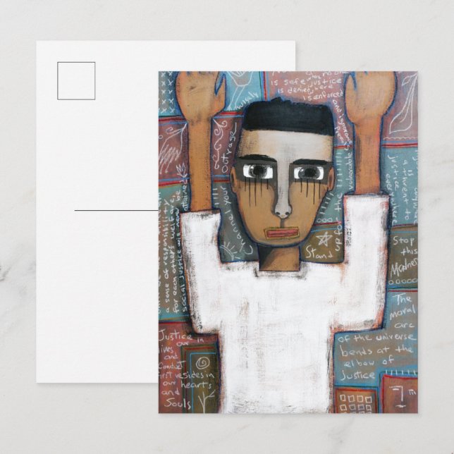 Cartão Postal Justiça Social (Frente/Verso)
