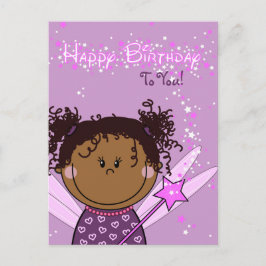 Cartão Postal kaart - feliz aniversário - anjozinho