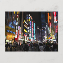 Cartão Postal Kabukichō Tokyo Neons por Noite