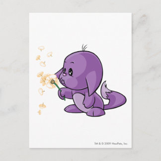 Cartão Postal Kacheek Purple
