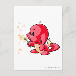 Cartão Postal Kacheek Red