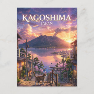 Cartão Postal Kagoshima, Japão