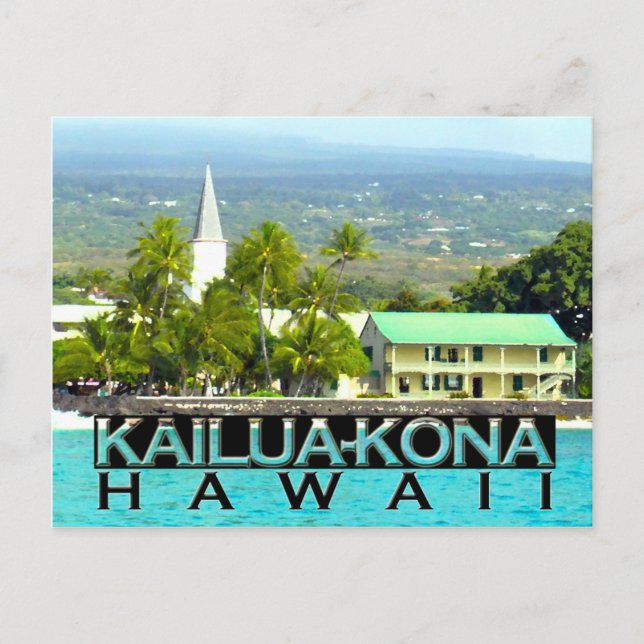Cartão Postal Kailua-Kona (Frente)