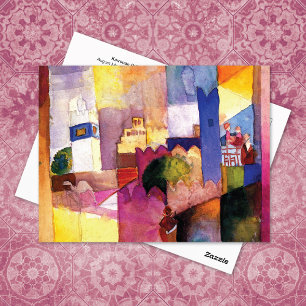 Cartão Postal Kairouan III Tunísia August Macke