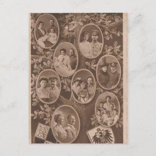Cartão Postal KAISER WILHELM II com sua família #024D