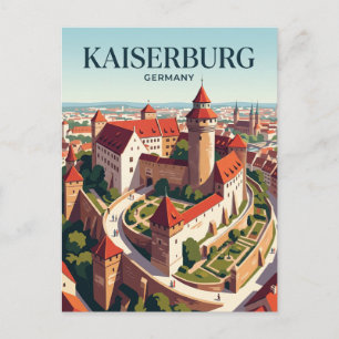 Cartão Postal Kaiserburg Alemanha