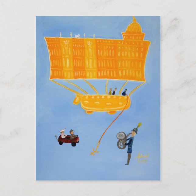 Cartão Postal Kaiserliches Luftschloss (Frente)