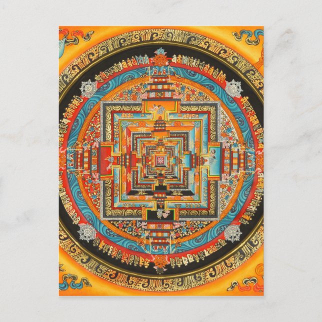 CARTÃO POSTAL KALACHAKRA ESOTERIC MANDALA III (Frente)