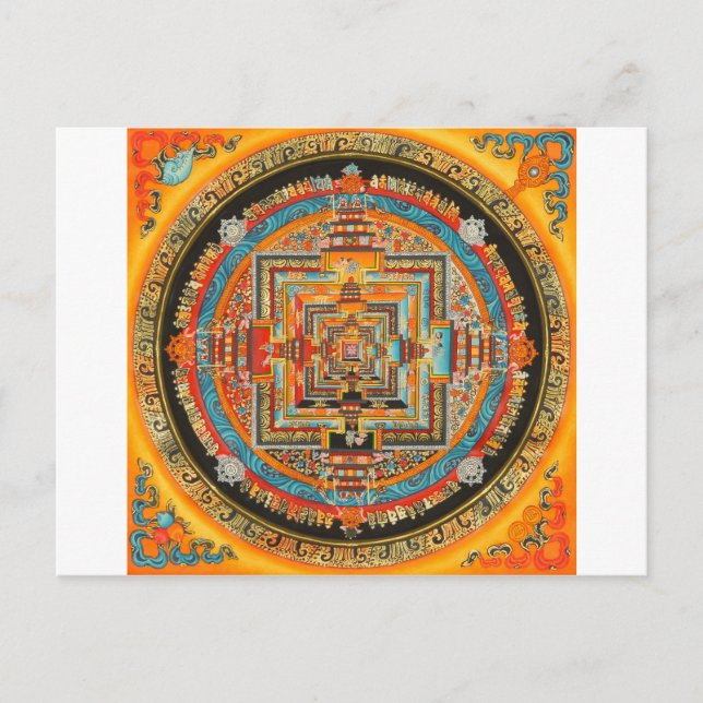 CARTÃO POSTAL KALACHAKRA ESOTERIC MANDALA III (Frente)