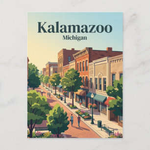 Cartão Postal Kalamazoo, Michigan