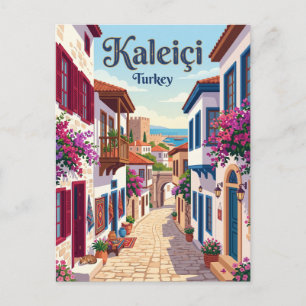 Cartão Postal Kaleiçi Alley Turquia